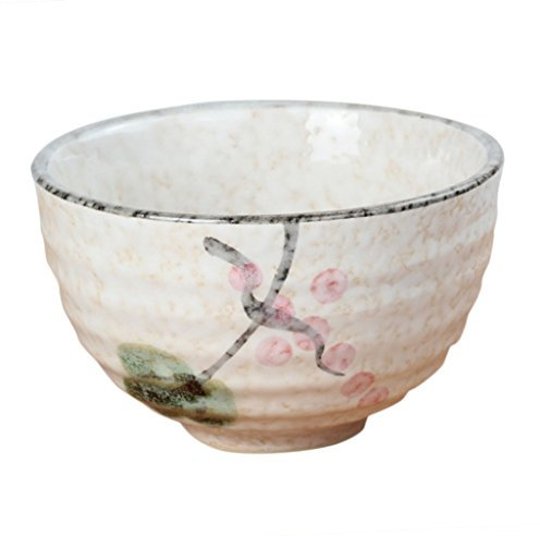 Cucharas de Té Tazón de té Teaware Ceremonia Matcha Flores de Cerezo Cerámica Accesorio - 3, 11.3x4.8x6.9cm