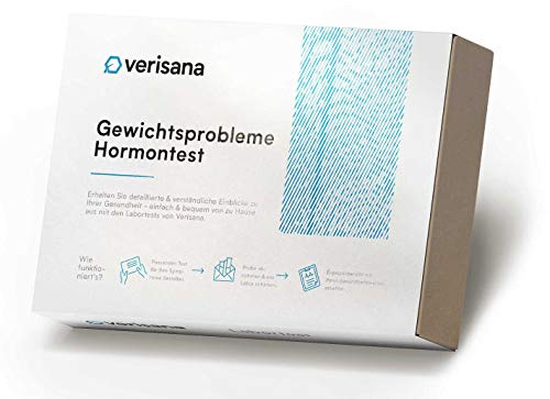 Verisana Gewichtsprobleme & Übergewicht Hormonspeicheltest, Östradiol, Testosteron, Progesteron, DHEA, Cortisol (Weight Balance Plus)