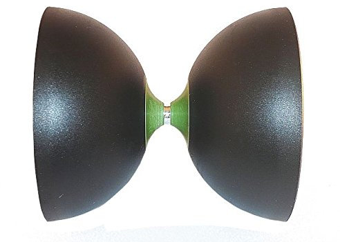 Henrys Circus Diabolo SCHWARZ mit ULK2 grün