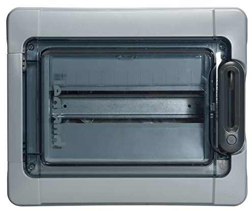 Legrand 001921 Coffret Étanche Plexo avec Embouts à Perforation Directe Prémontés IP65 IK09, 12 Modules, Gris