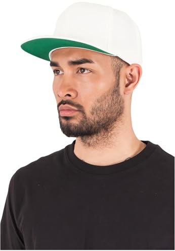 Flexfit Classic Casquette Unisexe pour Homme et Femme, Taille Unique + Taille Enfant, Mixte, Mütze Classic Snapback, Naturel