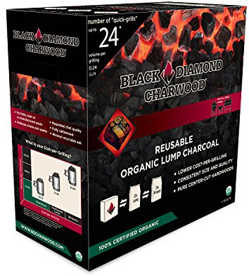 Black Diamond Charwood 197070 BD118 Lump Charcoal, 1.18 cu. ft, Medium, Brown/A