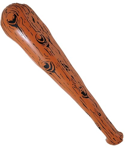Widmann 2389M – uppblåsbar pule, 90 cm, vapen, grottmänniska, stentid, temafest, karneval