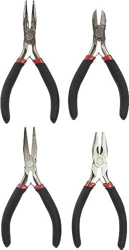 Mannesmann - M10840 - Juego de alicates electrónicos 4 piezas