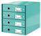 Leitz, Schubladenbox, Eisblau, 4 Schubladen, A4, Click & Store, 60490051