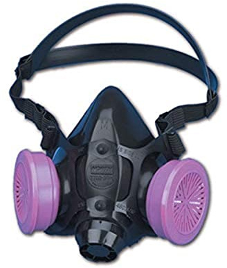 Honeywell North by Honeywell 770030M 7700 Series Half Mask Respirator W/O Filter, Capacity, Volume, Standard, Medium, Navy