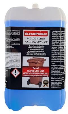 5 000 ml organisk luktdödare rengörare 5 liter avfallsbehållare ton sopor luktabsorberande behållare -körbe -kübel Neutralisering grodreduktion även för toaletter urinaler Fäulnisgerüche