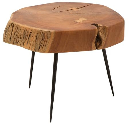 invicta INTERIOR Massiver Baumstamm Couchtisch GOA 60cm Akazie Wohnzimmertisch Beistelltisch