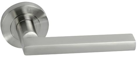 ORYX Juego Manivelas Para Puertas, Niquel Satinado Roseta Linea