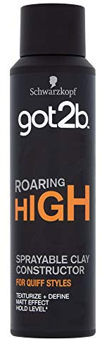 Schwarzkopf Got2b Roaring High Sprayable Clay Constructor, 150ml