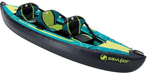 Sevylor Ottawa Aufblasbares Kajak Kanu, Schwarz, One Size