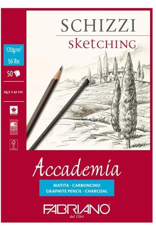 Fabriano Accade Esqui bl1co 50 °F Drawing Paper DIN A3 29.7 x 42 cm White