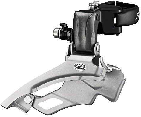 SHIMANO voorderailleur Altus M371 3x9S 6669 zwar