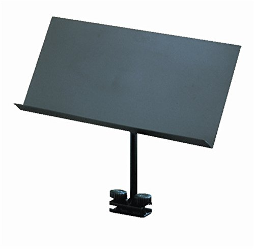 QUIK LOK - Z/729 LEGGIO A 3 PAGINE AD ANGOLAZIONE REGOLABILE, Installabile sui Supporti per Tastiera Z/716 e Z/716L Extra-Large, tramite la Staffa Z/720 o Z/720L, Colore Nero