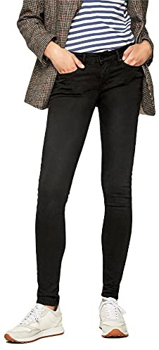Pepe Jeans Soho, Jeans Mujer, Negro (Denim-s98), 30W / 30L