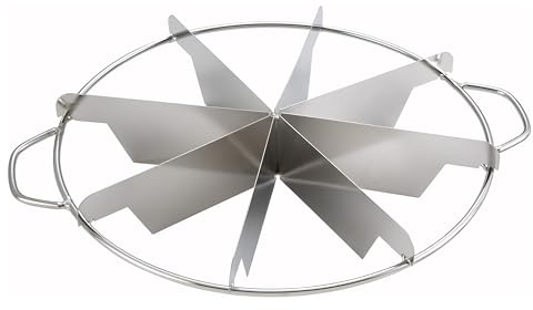 Winco 8-Cut Stainless Steel Pie Cutters Medium