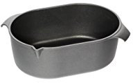 AMT Gastroguss Bräter 32 x 22 cm, 11 cm hoch, Bratentopf, nicht induktionsgeeignet, Lotan® Antihaft-Veredelung, Gusspfanne (Aluguss), AMZN-3222