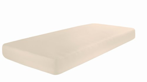 Dormisette Q371 Elastic-Jersey-Spannbetttuch mit Elasthan, Größe: 90 x 190-100 x 200-220 cm, leinen