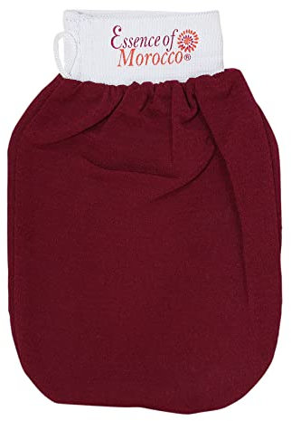 Guanto kessa esfoliante tradizionale marocchino. Guanto kessa esfoliante per esfoliazione cutanea, fatto in Marocco. Di prima qualità