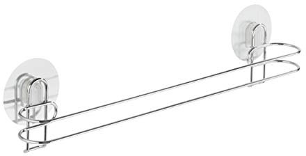 WENKO 21571100 Static-Loc Handtuchstange Osimo, Stahl, 45 x 11,5 x 6 cm, Chrom