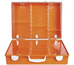 Certeo | Erste-Hilfe-Koffer nach DIN 13169 | signalorange | HxBxT 300 x 400 x 150 mm | ohne Inhalt