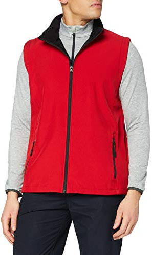 Result Ergebnis r232 m bedruckbar Softshell Bodywarmer XXL rot/schwarz