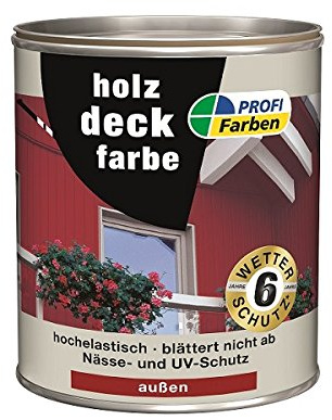 PROFI Holzdeckfarbe Weiß 750 ml