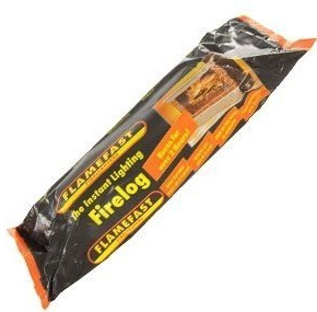 FLAMEFAST INSTANT-LIGHT SMOKELESS FIRE LOG BURNS FOR 2-3 HOURS (CASE 6)