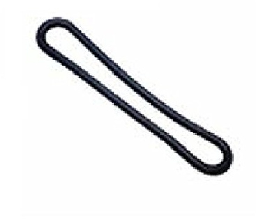 25x Rubber Clamping Rings 8 mm Oval 40 cm 400 mm Black Trailer Covers UV-Resistant