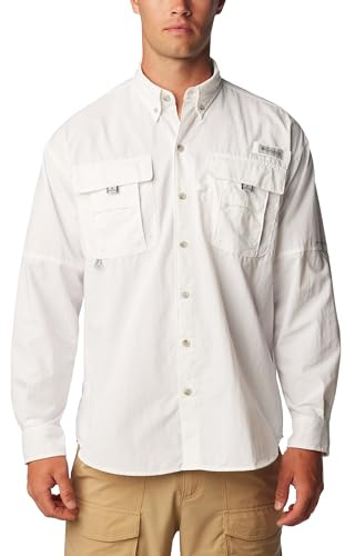 Columbia Sportswear herr Bahama II långärmad vit herr M
