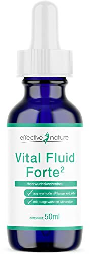 effective nature Vital Fluid Forte - 50 ml - Reines Naturprodukt - Vitalisiert Die Haarwurzeln - Für Eine Bessere Haarqualität - In Deutschland Hergestellt - Mit Ätherischen Ölen