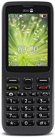 Doro 5516 SIM-Free 3G Classic Mobile Phone for Seniors (Black)
