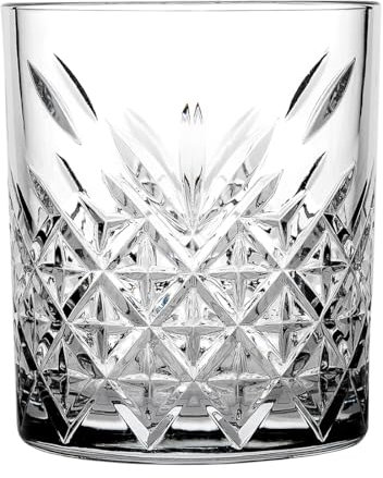 Paşabahçe 520414G00 Timeless VISKI 420 CC Drop Logo (L) 4 Offset HK 24 DK Button Barcode PONNEL