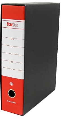 STARLINE - Registratore StarBox Rosso Dorso 8 cm F.To Protocollo Starline (Rif.Cod. 0201929.Ro)