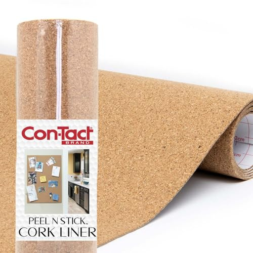 Con-Tact Brand Adhesive Roll, Cork, 18 x 4'