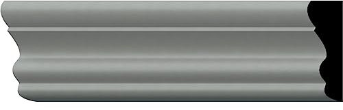 Ekena Millwork PML02X00OX-CASE-8 Oxford (8-Pack) Panel Moulding, 2H x 5/8P x 94 1/2L, Primed