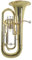 Roy Benson Bb-Euphonium EP-301 (Professionelles Blasinstrument, mit Goldmessing Mundrohr, Neusilber Außenzüge, Edelstahl Ventile, mit komfortablem Formetui)