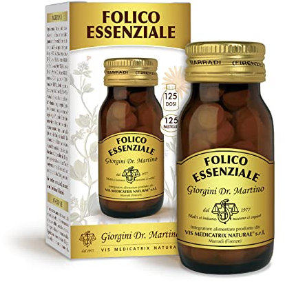 Dr Giorgini Integratore Alimentare, Folico Essenziale Pastiglie - 50 g