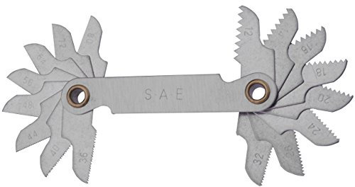 GSR Gewindeschablone Metrisch/Zoll/BSW/UNC/UNF/US/Innen und Außen (16 Blatt UNF)