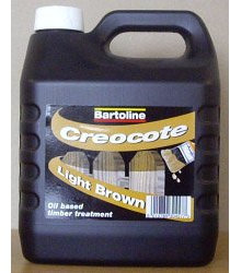 Bartoline Creocote Oil Based Wood Treatment - Light 4L