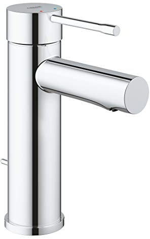 GROHE Essence - Einhand-Waschtischarmatur (wassersparend, mit Zugstange, S-Size), chrom, 32898001