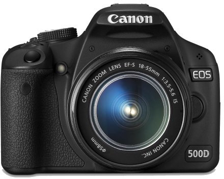 Canon EOS 500D + EF 18-55 DC Appareil Photo Numérique Compact 15.1 Mpix Noir