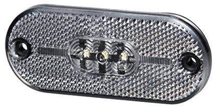 HELLA VALUEFIT 2PG 357 009-021 Positionsleuchte - Begrenzungsleuchte - Anhänger - Wohnwagen - LED - 12V - Anbau/Schraubanschluss - Lichtscheibenfarbe: glasklar - vorne - Menge: 1