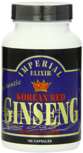 Imperial Elixir, Korean Red Ginseng, 600 mg, 100 Capsules