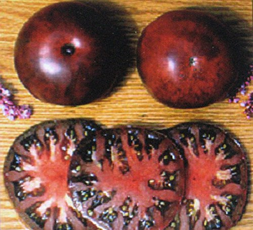 A granel * 50 * Las semillas de tomate enorme Gourmet Negro * sabor más dulce *