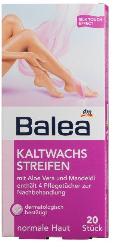 Balea Körper Kaltwachsstreifen, 2er Pack (2 x 20 Stück)