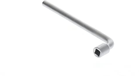 GEDORE Steckschlüssel abgerundet, 12 mm, 4-kant, 215 mm lang, Werkzeug für Muttern Schrauben KFZ, 25 V 12, Stahl verchromt