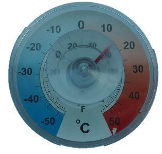 Fenster - Aussen - Klebe Thermometer Analog Fensterthermometer von Conny Clever®