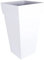 EDA Plastiques Pot TOSCANE XXL carré blanc - 43,3 x 43,3 x 80 cm - 98 L