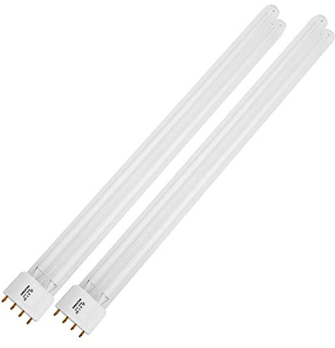 Forever Speed UVC Ersatzlampe Ersatzröhre UV Leuchtmittel Röhre für UVC Gerät 2G11 55 Watt 2 Stück